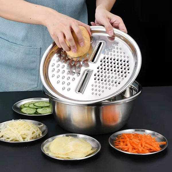 Multi-function cheese grader