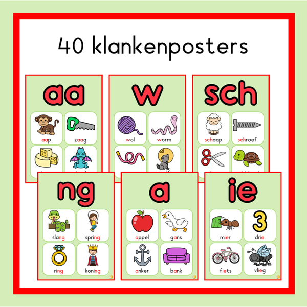 40 klankenposters