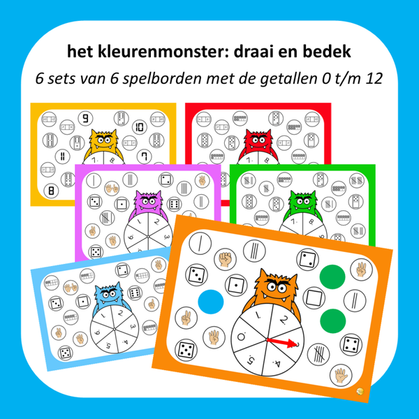 het kleurenmonster: draai en bedek