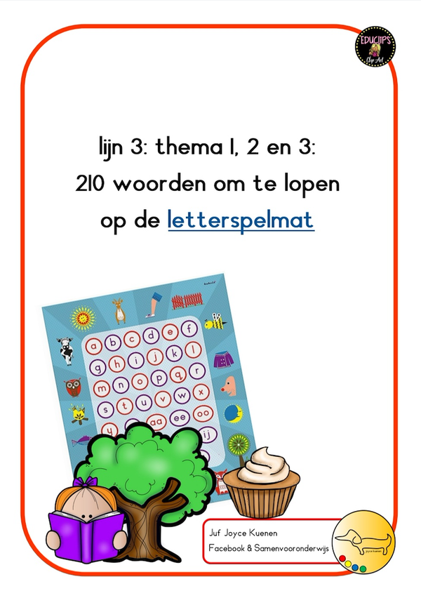 Letterspelmat bundel: Lijn 3 thema 1, 2 en 3