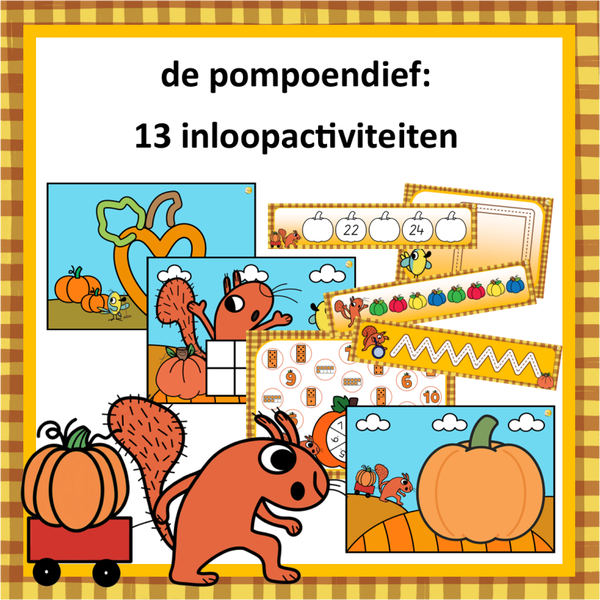 De Pompoendief 13 inloopactiviteiten