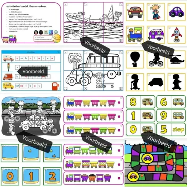 Verkeer activiteiten bundel