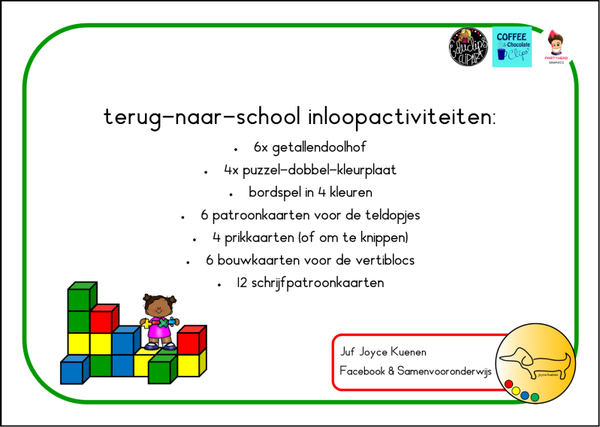 Weer naar school: activiteiten bundel