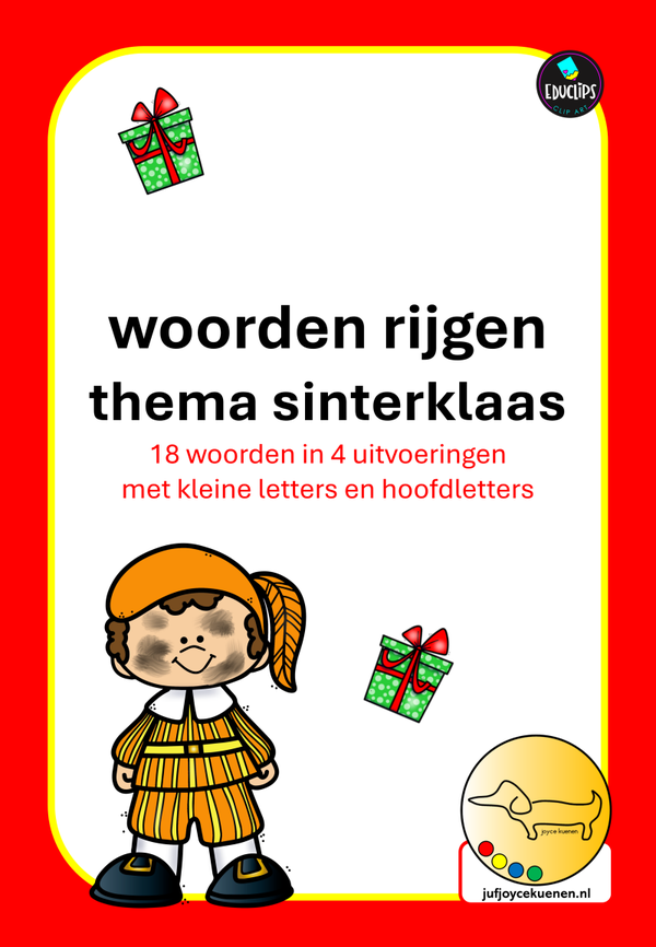 Woorden rijgen: Sinterklaas
