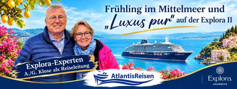 Gruppenreise Explora Journeys | www.explora-kreuzfahrten.eu
