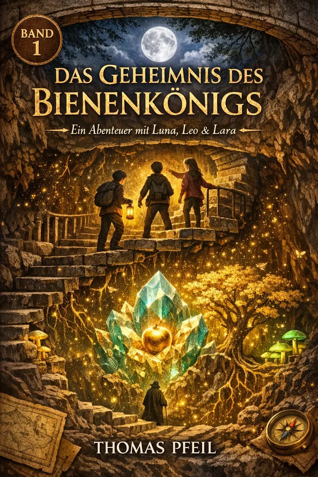 Buchcover „Das Geheimnis des Bienenkönigs“ von Thomas Pfeil – Jugendroman