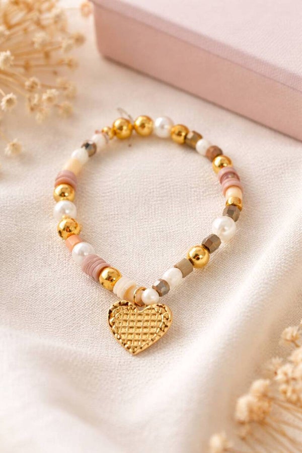 Bransoletka z serduszkiem 💕