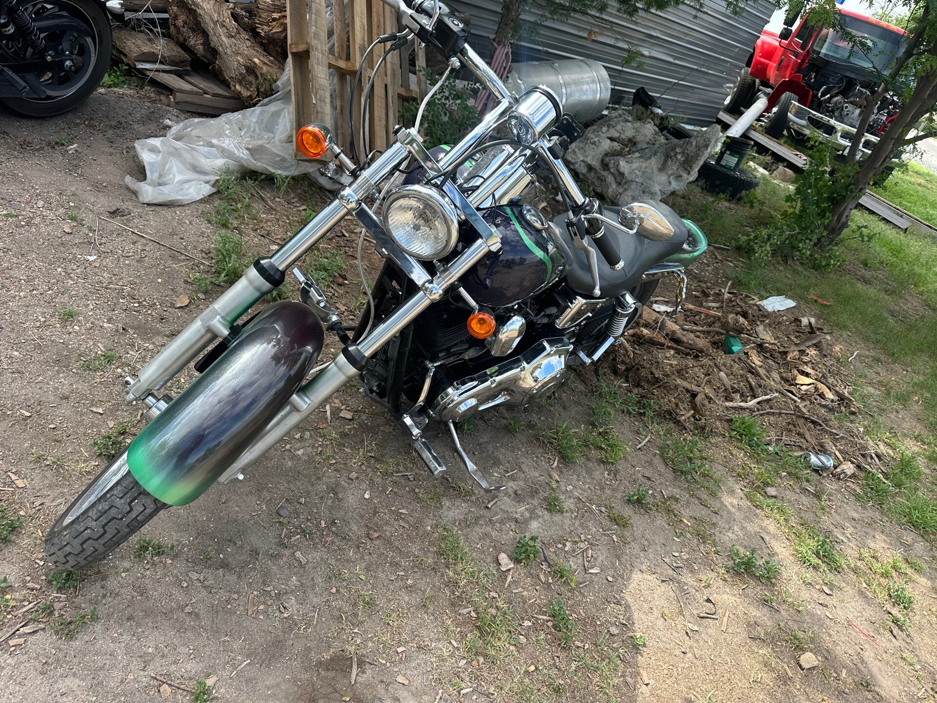 Custom paint fender (Front)