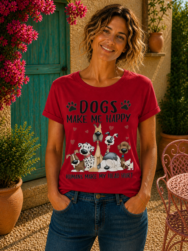 Rood dames T-shirt
