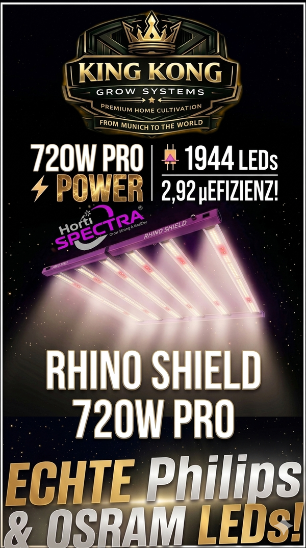 HortiSpectra Rhino Shield 720W Pro LED Grow Light