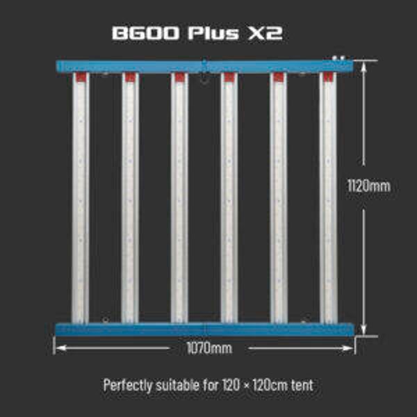 B600 Plus X2 720W Gezieltes Vollspektrum-LED-Wachstumslicht