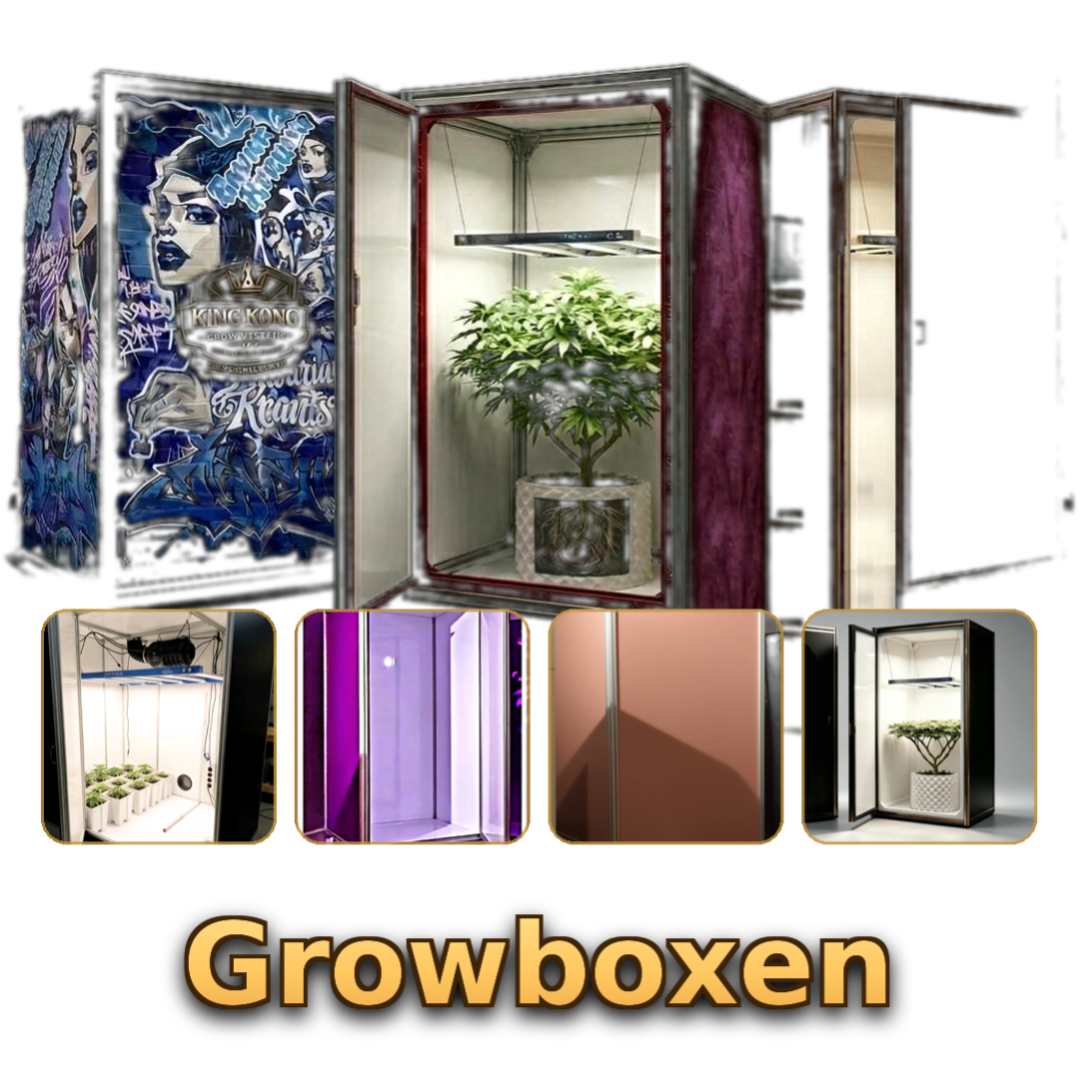 King Kong Grow Systems Growbox aus Aluminium, handgefertigt in München