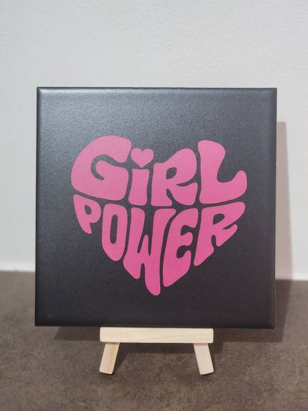 Tegeltje Girl Power