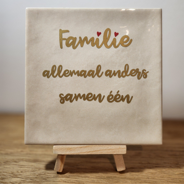 Tegeltje Familie