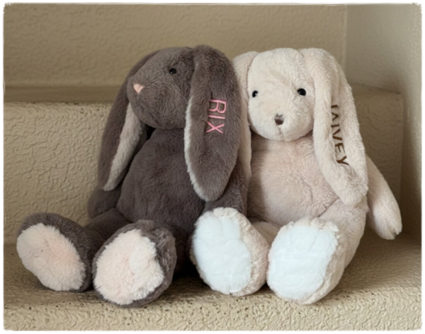 Knuffelkonijn Taupe - 40 cm