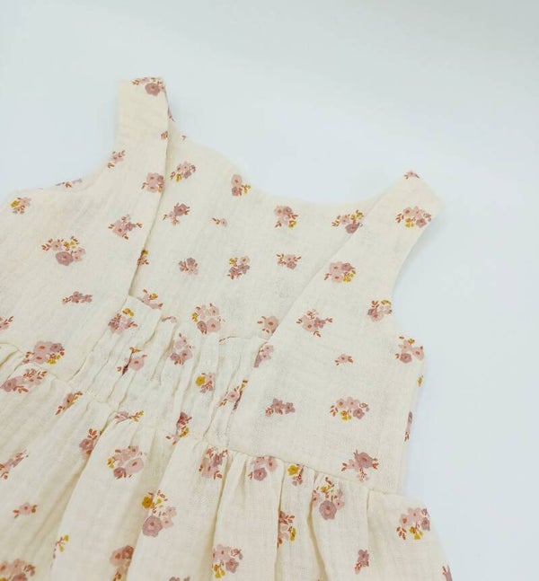 Kleedje mousseline open rug