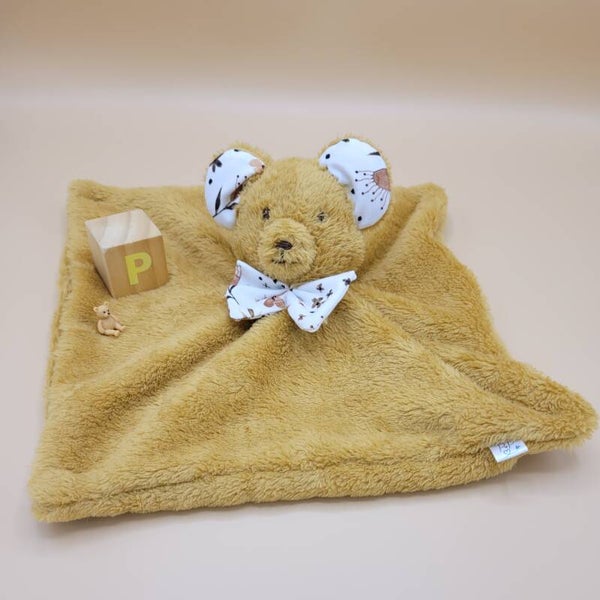 Pol knuffeldoekje bruin