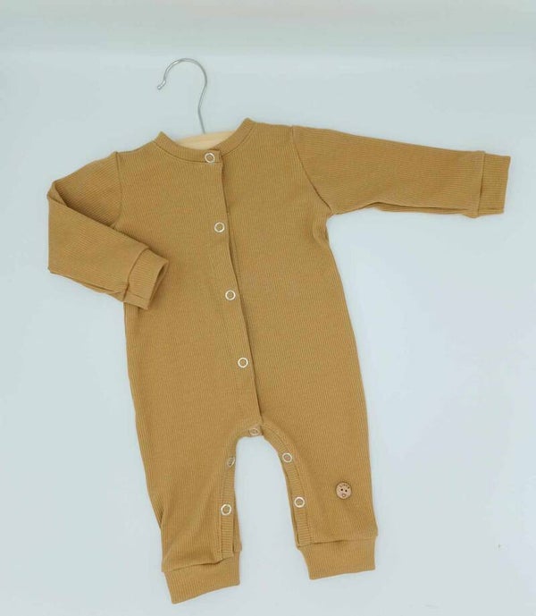 Kruippakje camel ribjersey