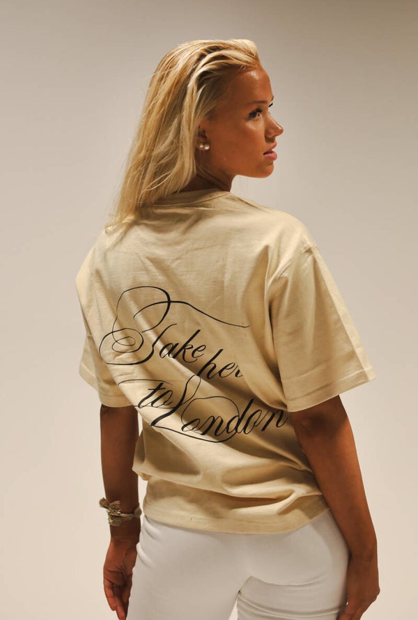TAKE HER TO LONDON T-SHIRT BEIGE