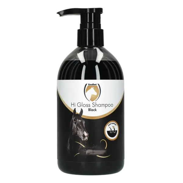 Excellent Horse Hi Gloss Shampoo Zwart 500ML