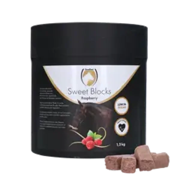 Excellent Horse Sweet Blocks framboos 1,2 kg