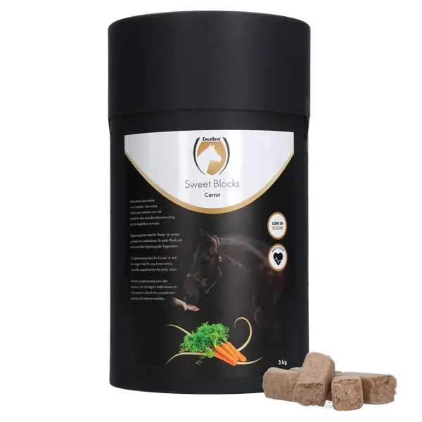 Excellent Horse Sweet Blocks wortel 3 kg
