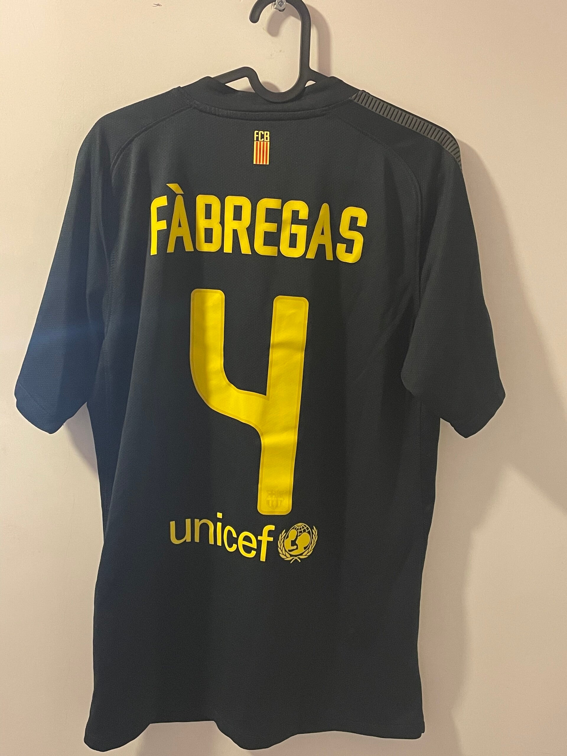 FC Barcelona 2011-2012 away shirt #4 Fabregas