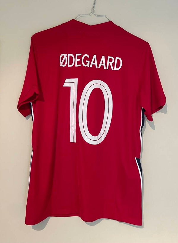 Norway 2020-2021 home shirt #10 Ødegaard
