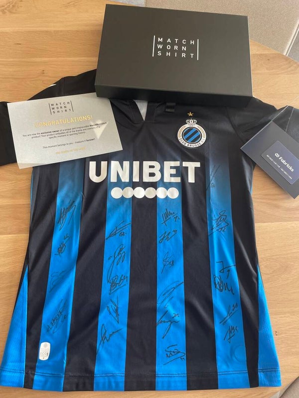 Signed Club Brugge 2023-2024 home shirt with COA