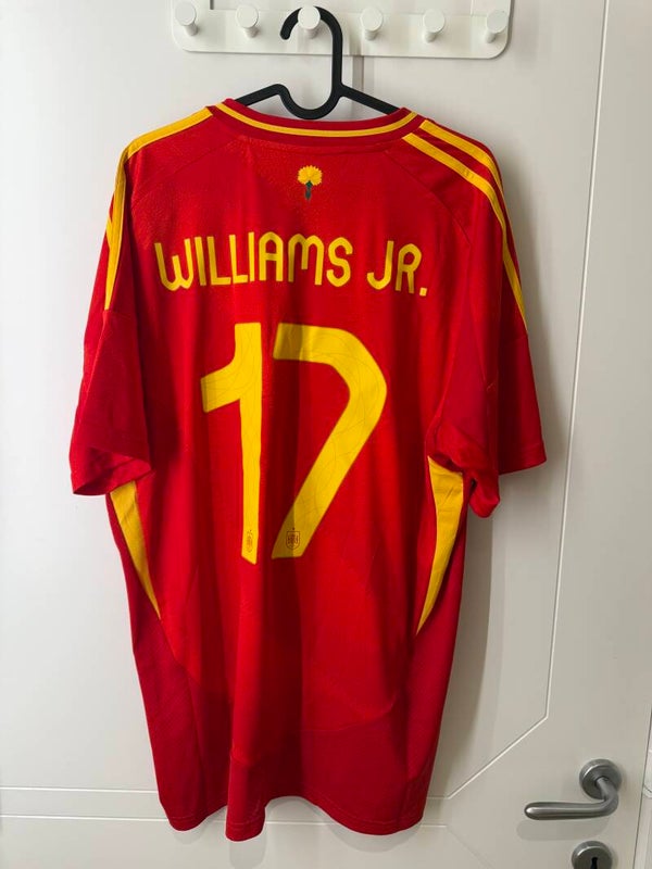 Spain 2024-2026 home shirt #17 Williams JR