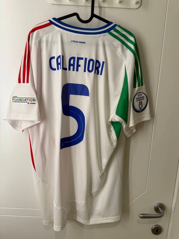 Italy 2024 away shirt #5 Calafiori