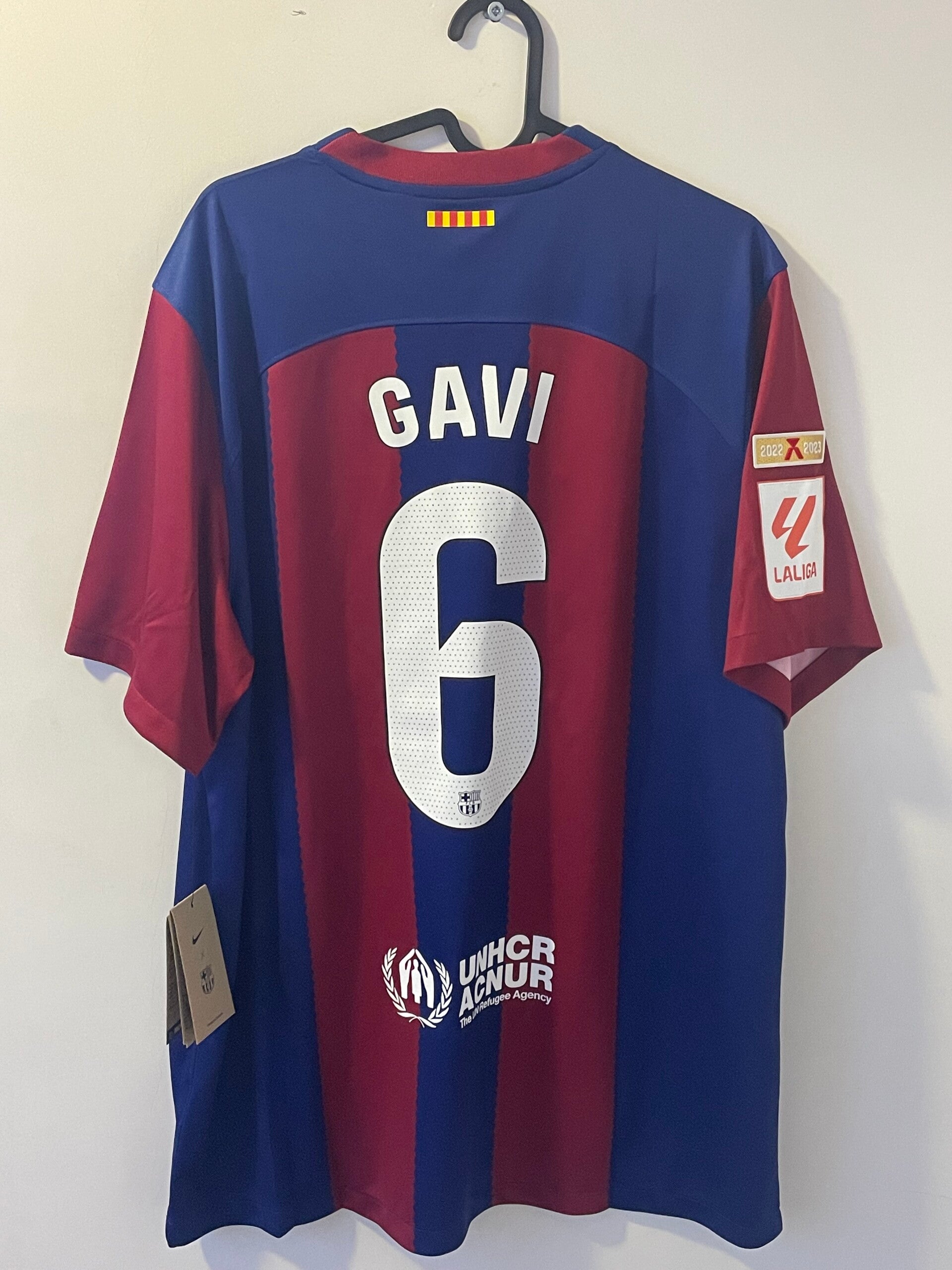 FC Barcelona 2023-2024 home shirt #6 Gavi