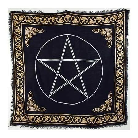 Nappe rituel pentagramme