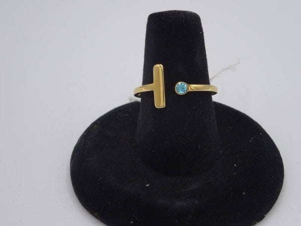 Bague petit Brillant ciel