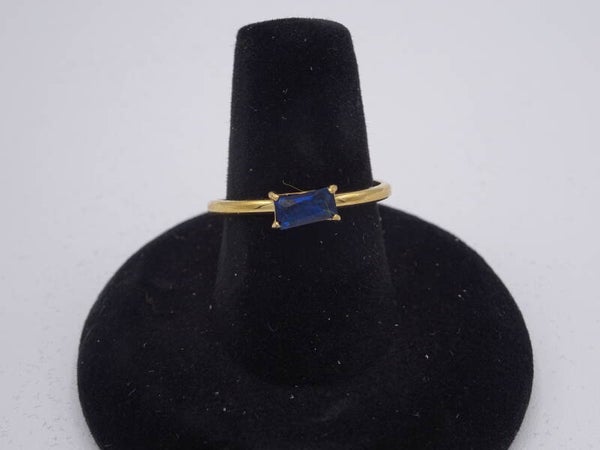 Bague Brillant bleu