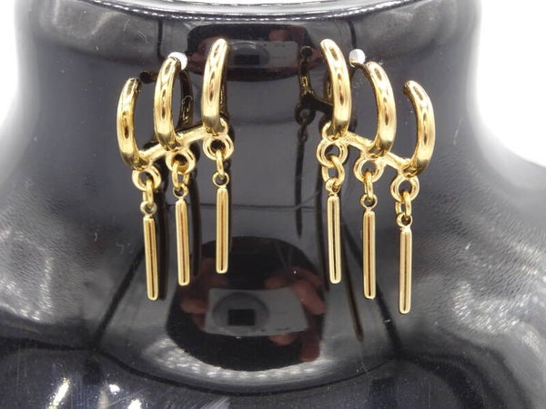 Boucle d'oreilles 3 tombants