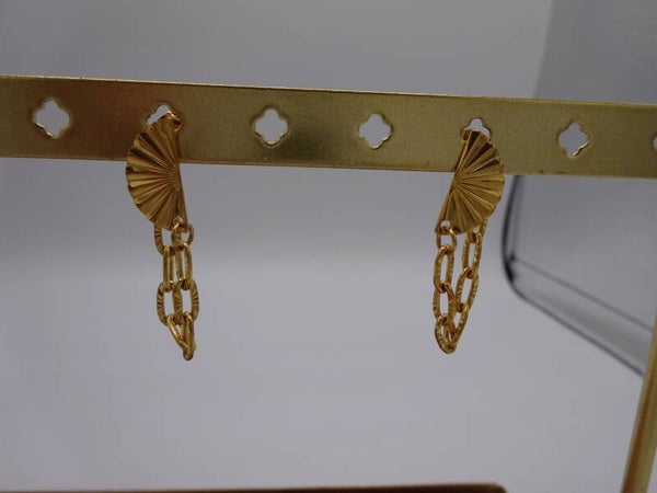 Boucle d'oreilles éventailles
