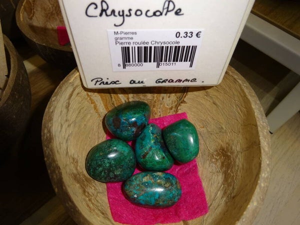 Chrysocolle au gramme