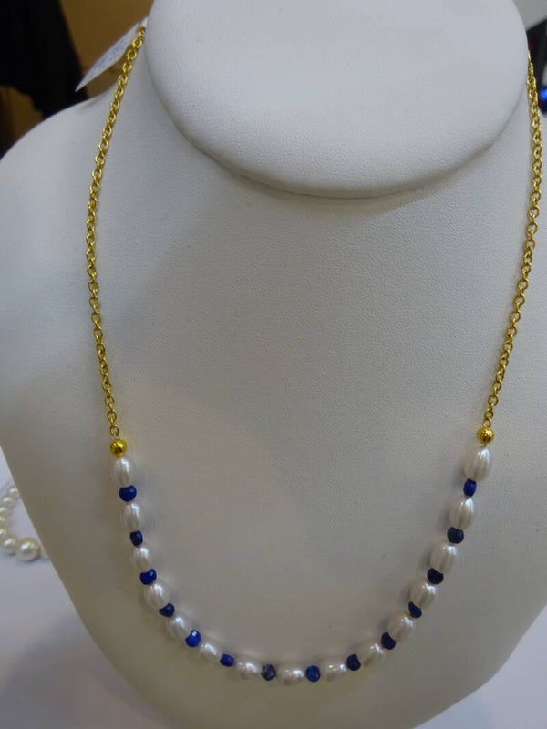 Perles Culture et Lapis Lazuli