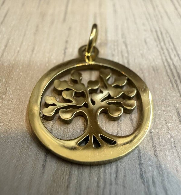 Pendentif Doré Arbre de Vie