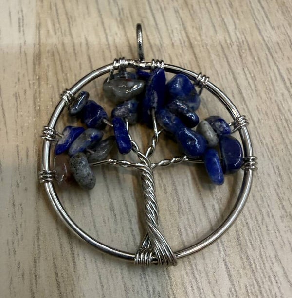 Pendentif Arbre de Vie Lapis Lazuli