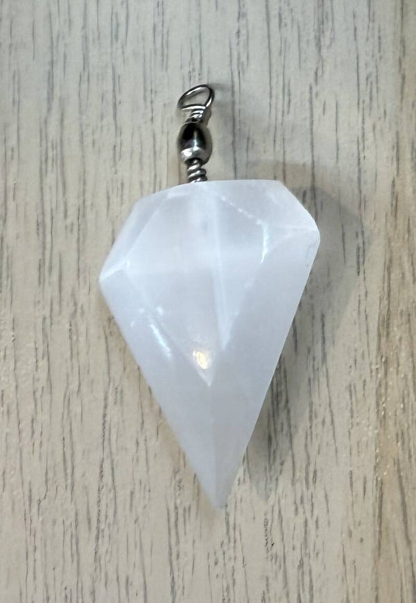 Pendentif Diamant Sélénite