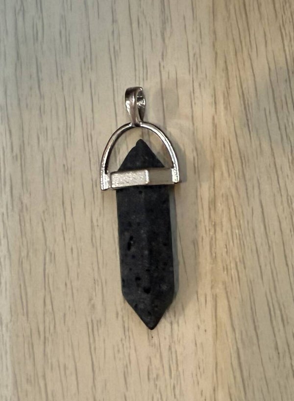Pendentif  Pointe Pierre de Lave