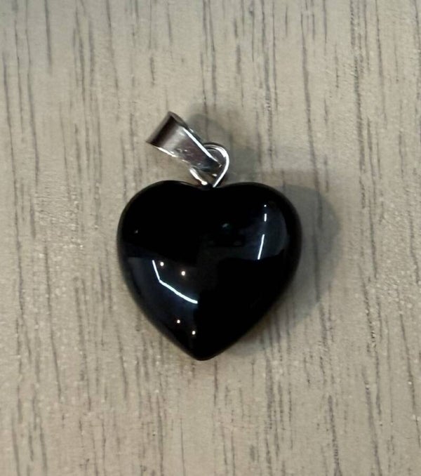 Pendentif Coeur Onyx