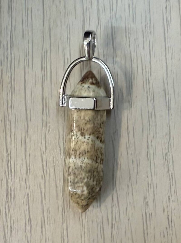 Pendentif Pointe Jaspe Paysage