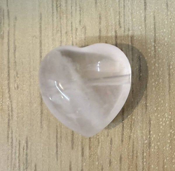 Pendentif Coeur Quartz Rose