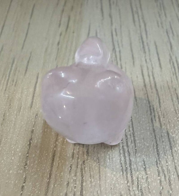 Pendentif Chat Quartz Rose