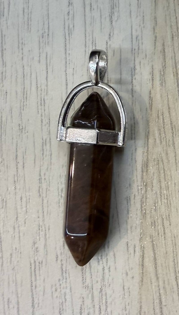 Pendentif Pointe Obsidienne Mahogany