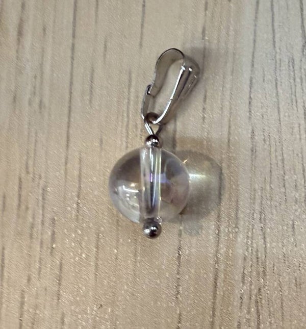 Pendentif Aqua Aura Blanche