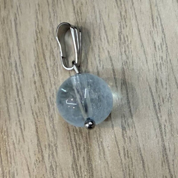 Pendentif Topaze Bleue